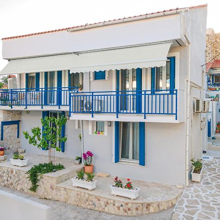 Pythagorio Blue Street Apartment With Balcony Dış mekan fotoğraf