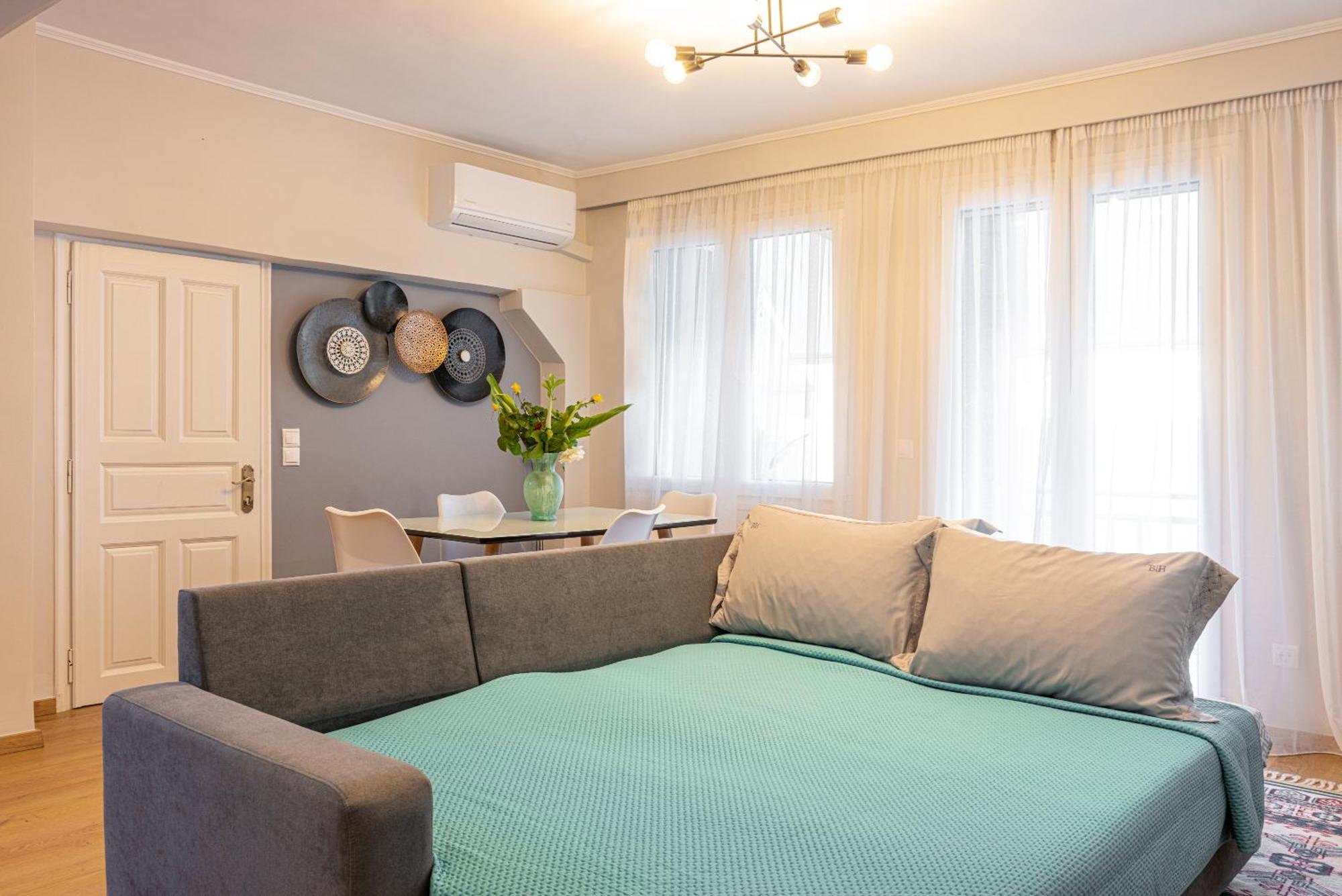 Pythagorio Blue Street Apartment With Balcony Dış mekan fotoğraf